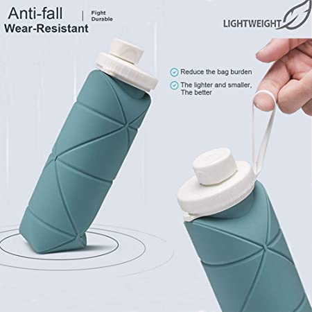 Collapsible Water Bottle. Tralei. extras