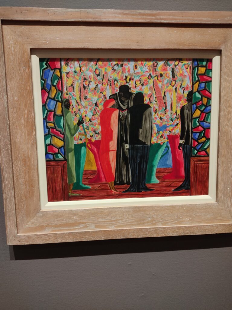 Chicago Art institute must see - The Wedding  JACOB LAWRENCE