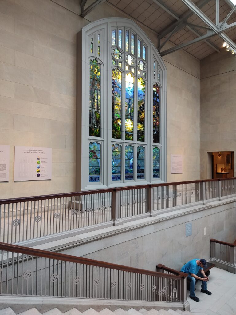 Chicago Art institute must see - Hartwell Memorial Window TIFFANY STUDIOS